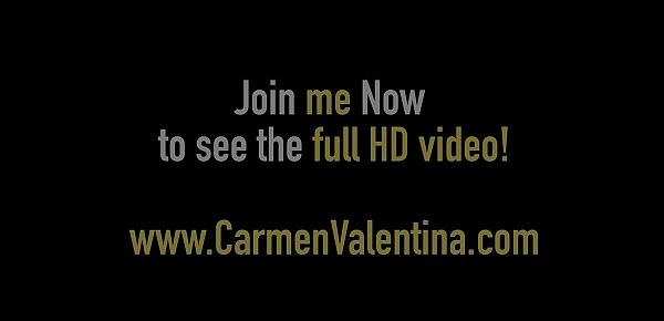  Hot Carmen Valentina Teaches Naked Burglar Lesson in FemDom!